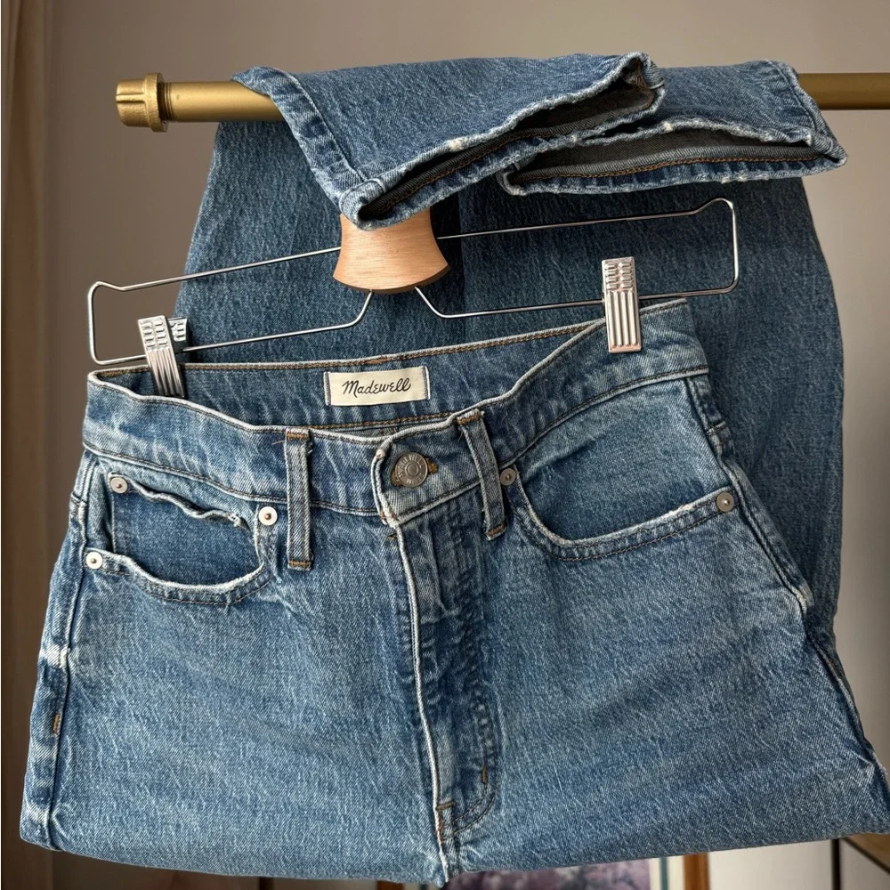 Madewell Balloon Jeans Blue High Rise, Trendy, Size 26 - Picture 7 of 14